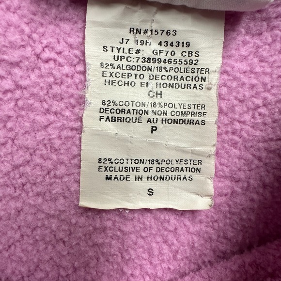 Champion Men's Reverse Weave Sweatshirt Size Small Pink Heavyweight - Picture 3 of 9